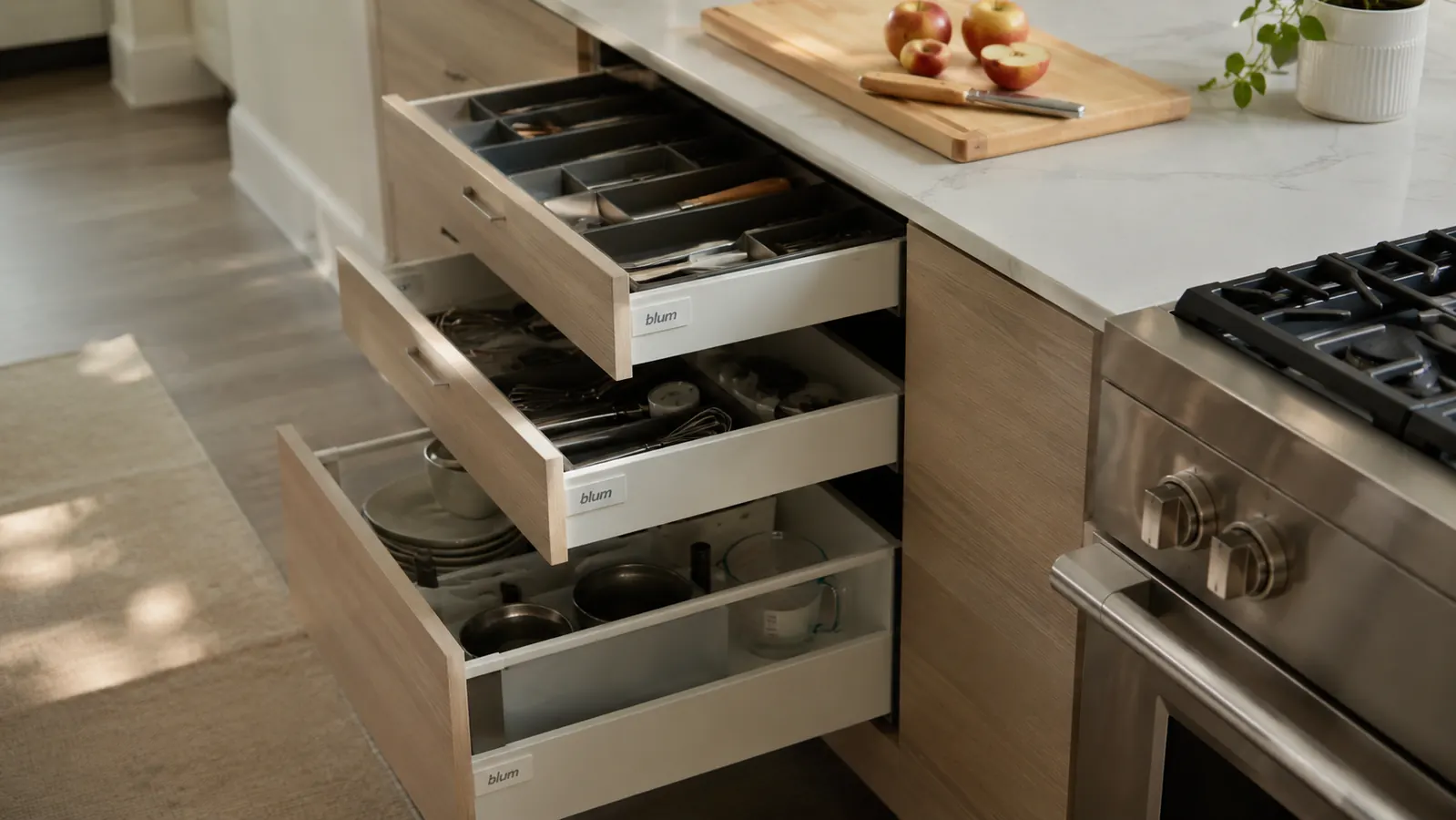 How to Declutter Kitchen Drawers with a Utensil Tray (Room by Room System)