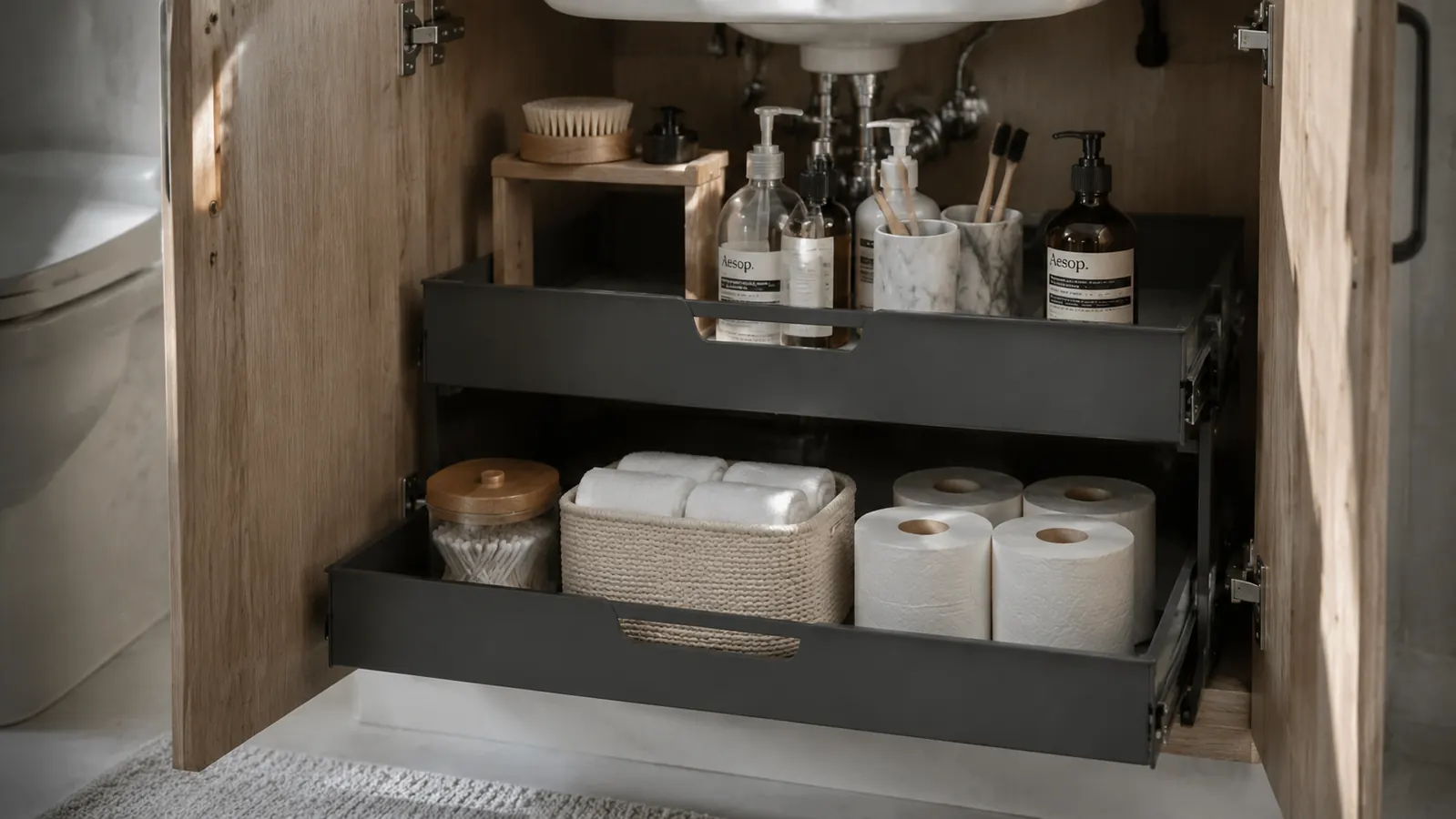 madesmart 2-Tier Under Sink Organizer Review: A Year Under the Kitchen Sink